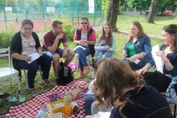 Piknik na podsumowanie roku młodych wolontariuszy z Pałacu
